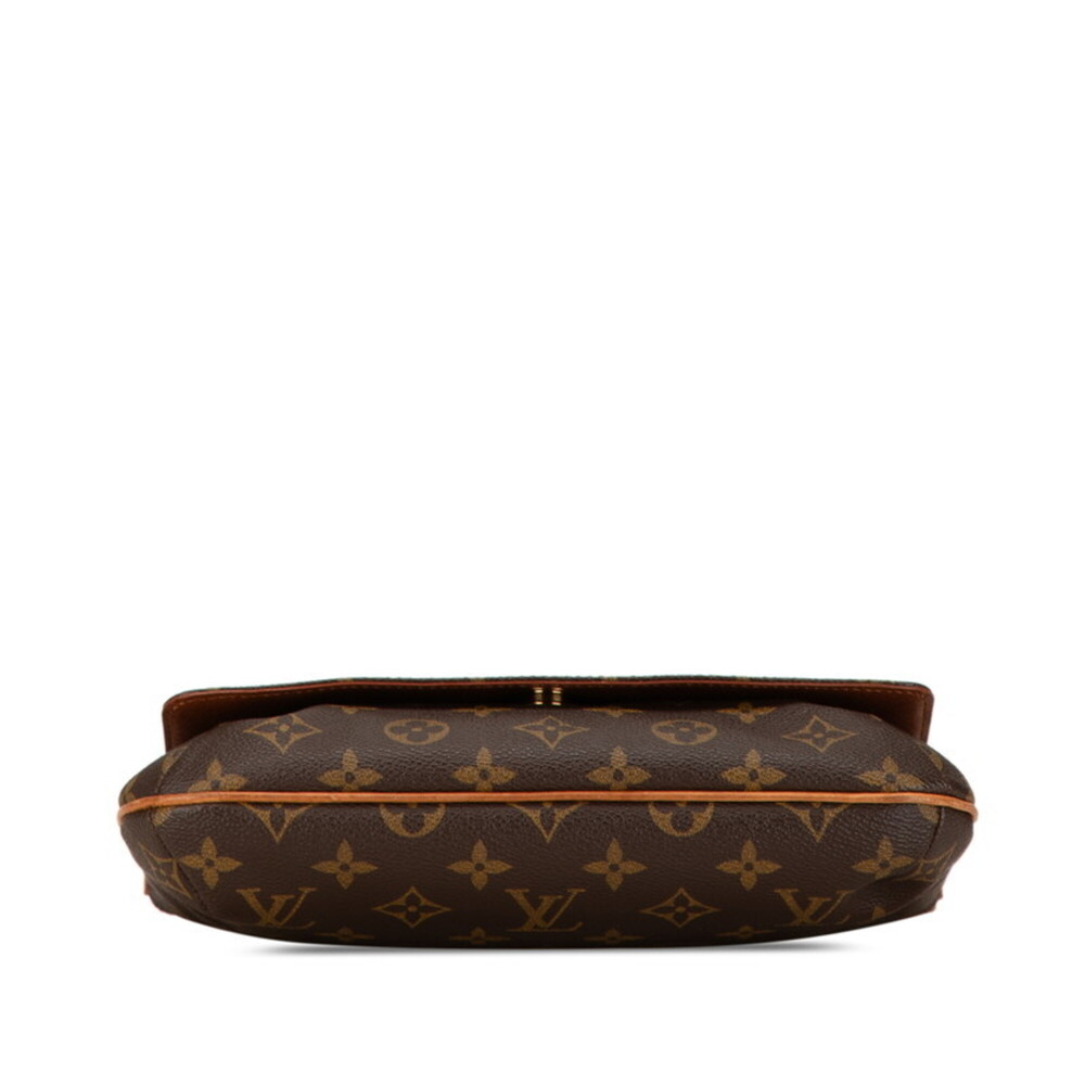 LOUIS VUITTON Authentic Brown Monogram Leather Shoulder Bag - Picture 4 of 7